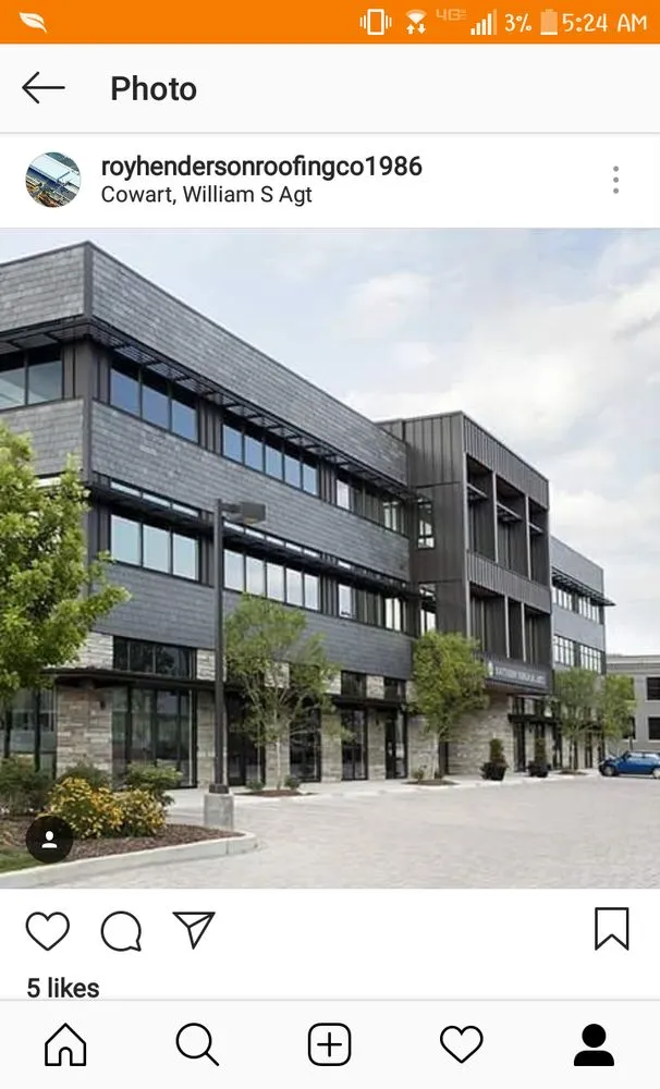 Slide of Roy Henderson Roofing Company