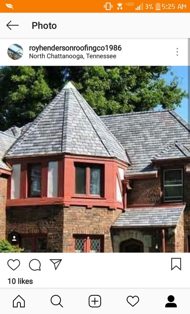 Slide of Roy Henderson Roofing Company