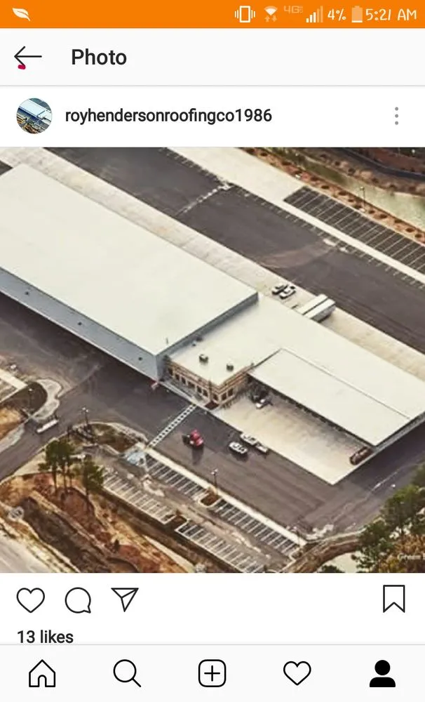 Slide of Roy Henderson Roofing Company