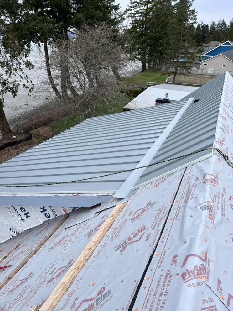 Slide of Roy Metal Roofing