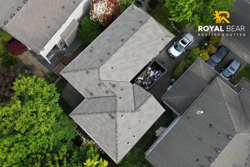 Slide of Royal Bear Roof & Gutter