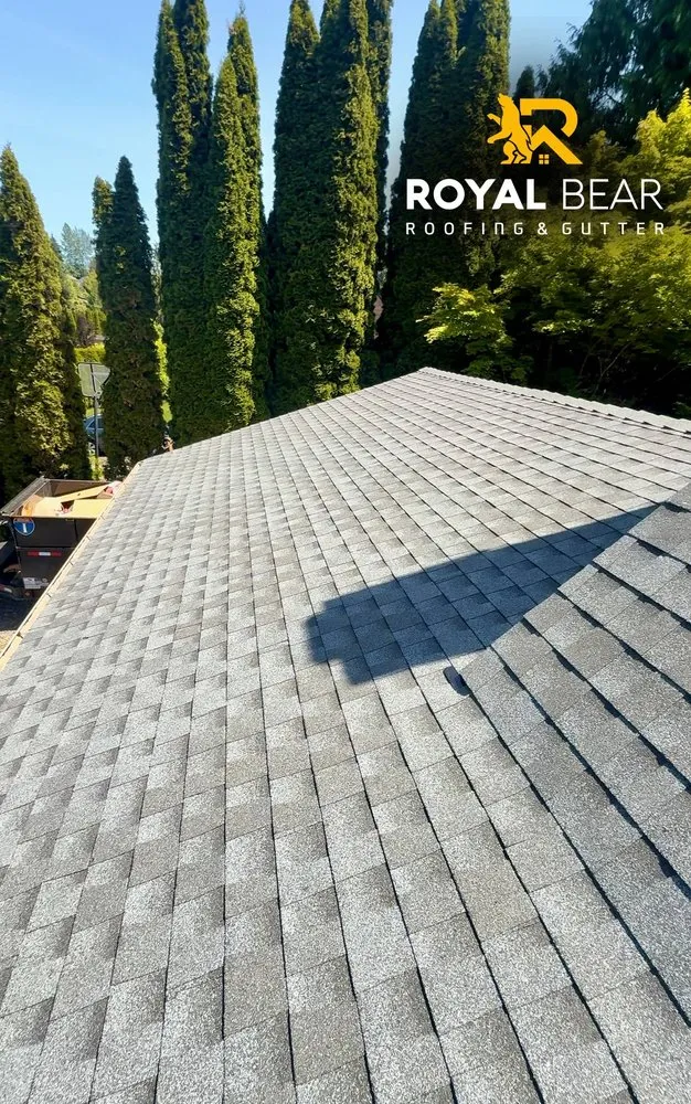 Slide of Royal Bear Roof & Gutter