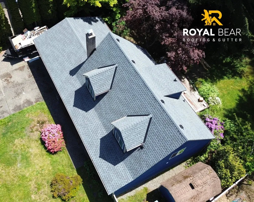 Slide of Royal Bear Roof & Gutter
