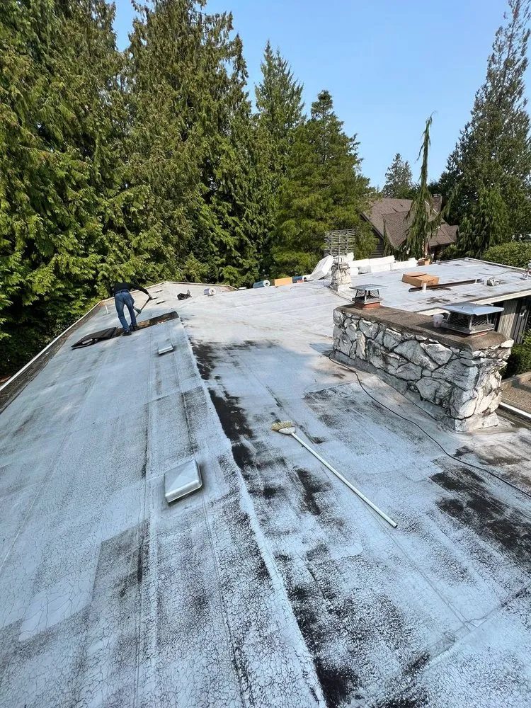 Slide of Royal Bear Roof & Gutter