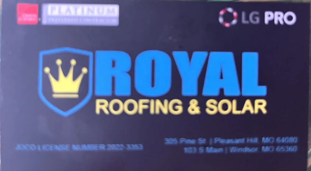 Slide of Royal Roofing & Solar