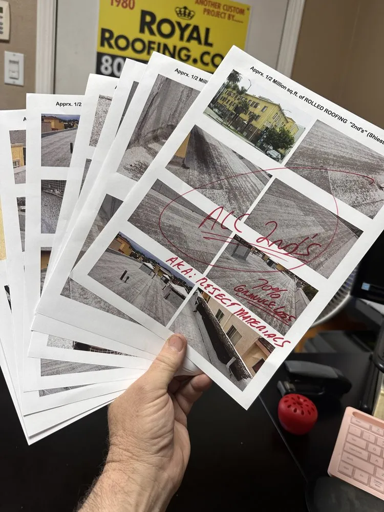 Slide of Royal Roofing