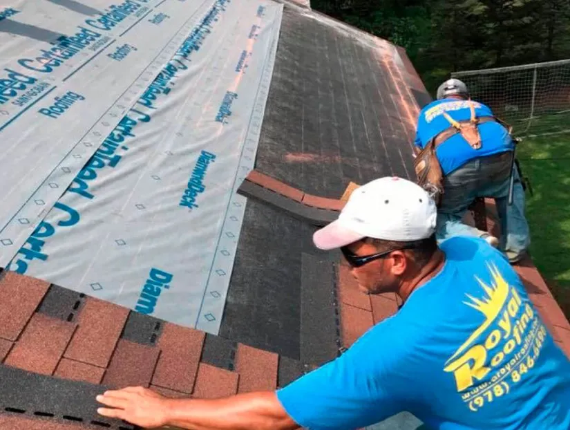 Slide of Royal Roofing