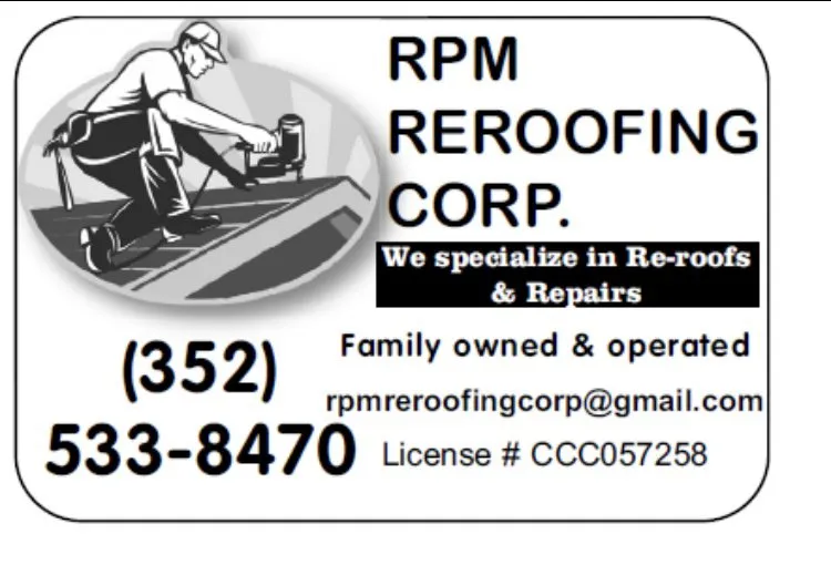 Slide of RPM ReRoofing