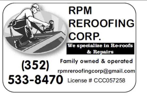 RPM ReRoofing Logo