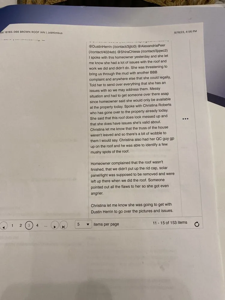 Slide of RRCA - Roofing and Reconstruction Contractors of America