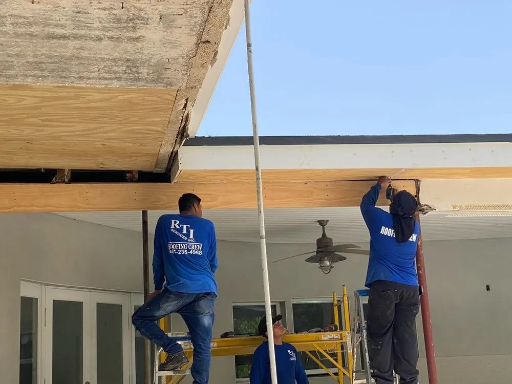 Slide of RTI Roofing Services