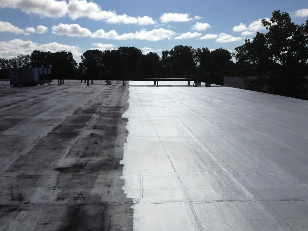 Slide of Rubberized Aluminum Roofcoating