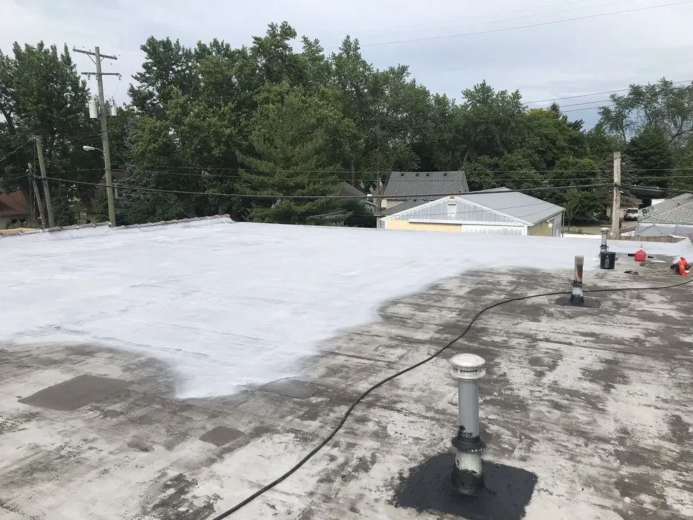 Slide of Rubberized Aluminum Roofcoating