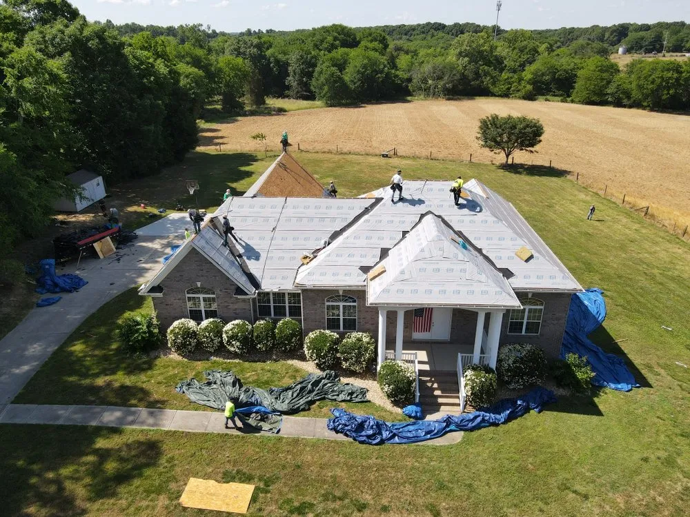 Slide of Rumble Bee Roofing