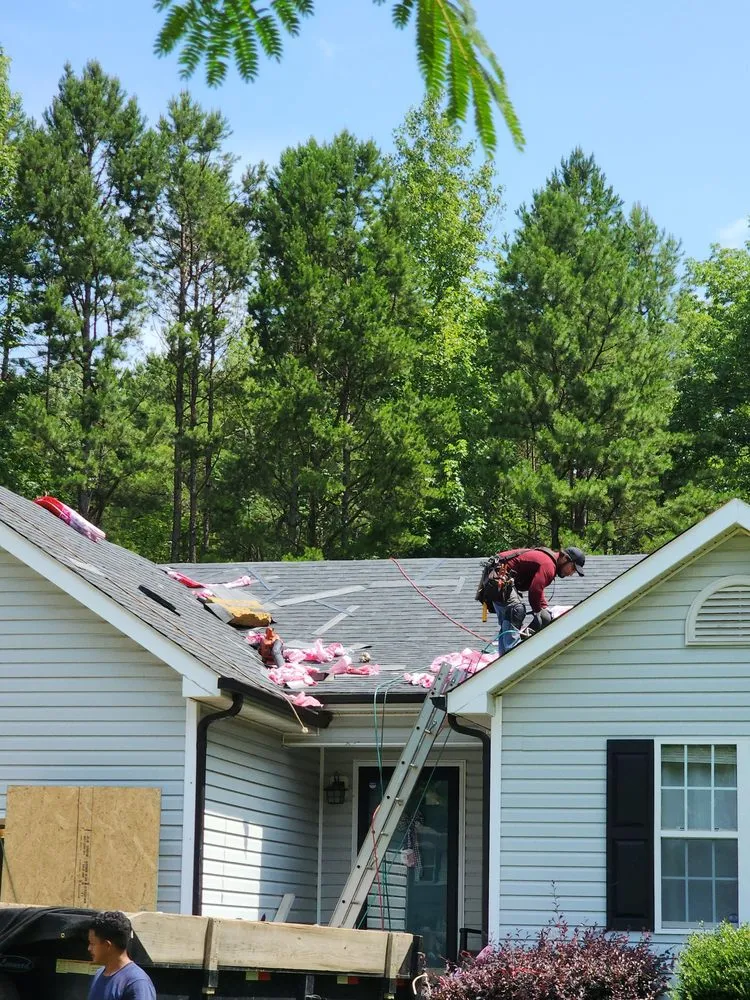 Slide of Rumble Bee Roofing