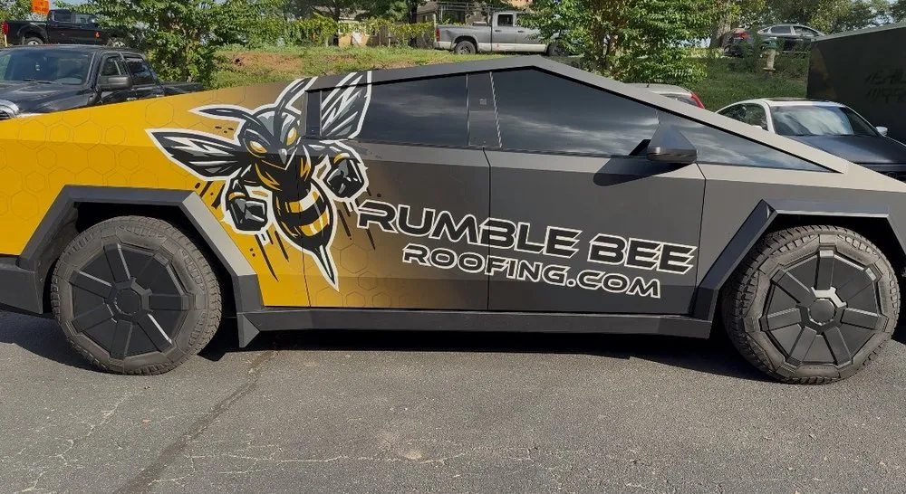 Slide of Rumble Bee Roofing