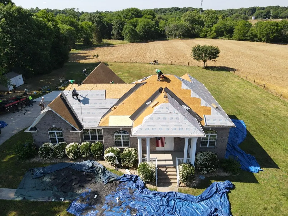 Slide of Rumble Bee Roofing