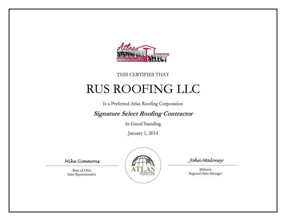 Slide of Rus Roofing