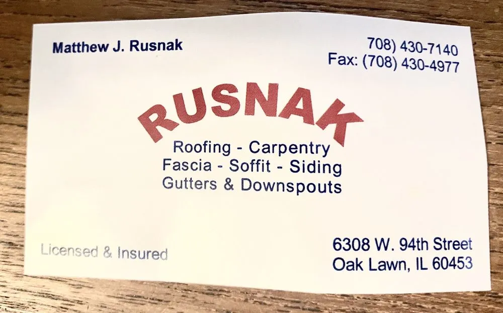Slide of Rusnak Aluminum & Roofing