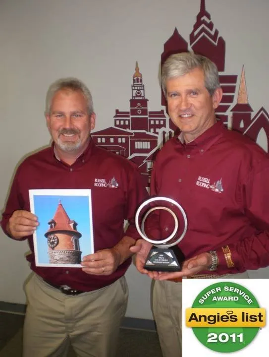 Slide of Russell Roofing