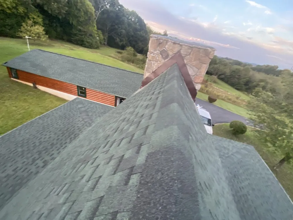 Slide of Russells Roofing Knoxville