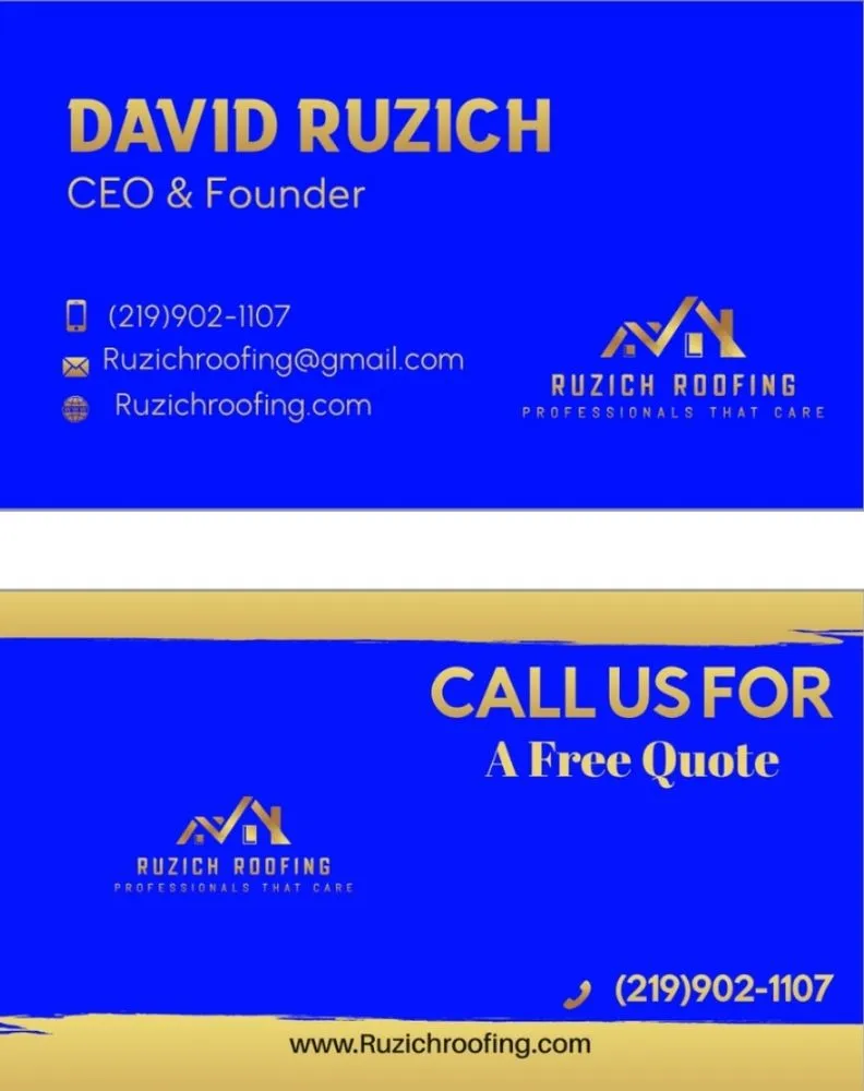 Slide of Ruzich Roofing