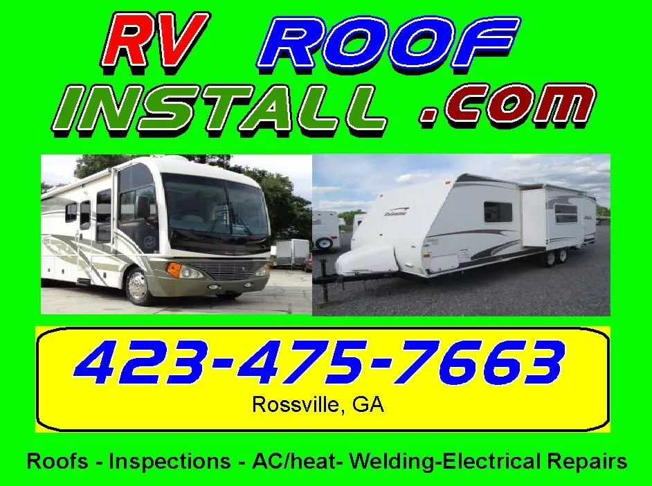 Slide of RV Roof Install