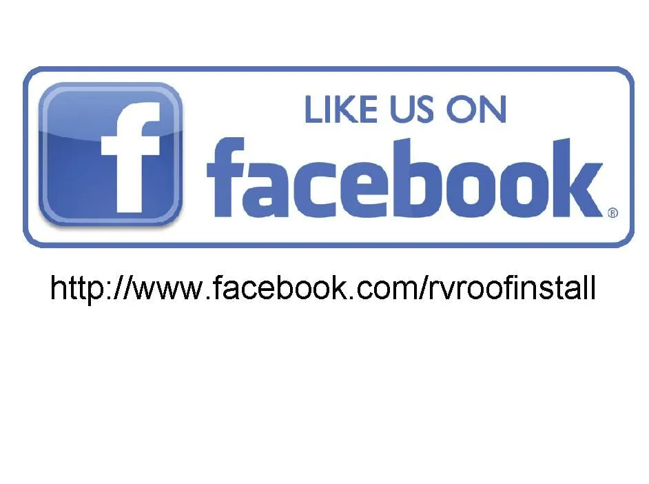 Slide of RV Roof Install