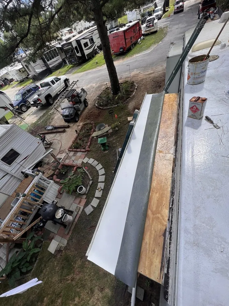 Slide of Rv Roof Repairs