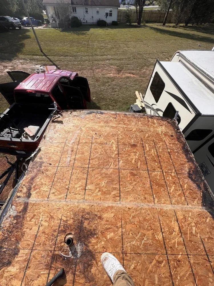 Slide of Rv Roof Repairs
