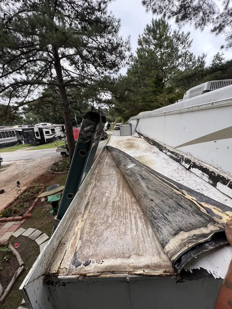 Slide of Rv Roof Repairs