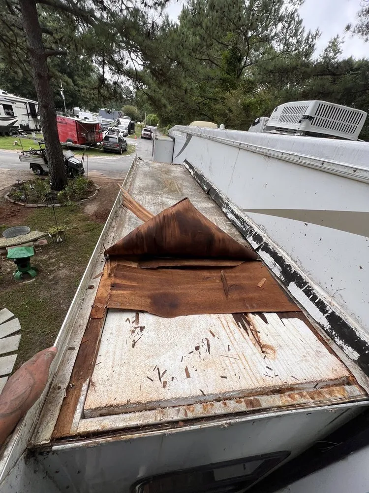Slide of Rv Roof Repairs