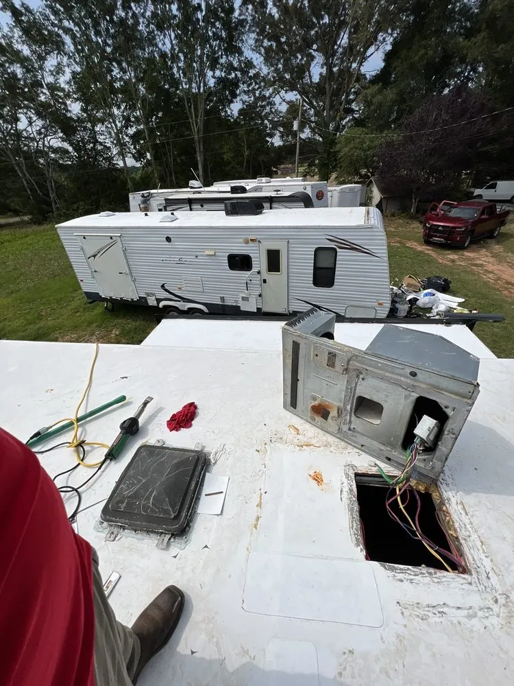 Slide of Rv Roof Repairs