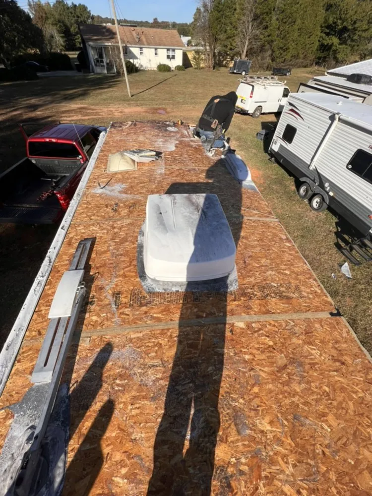 Slide of Rv Roof Repairs