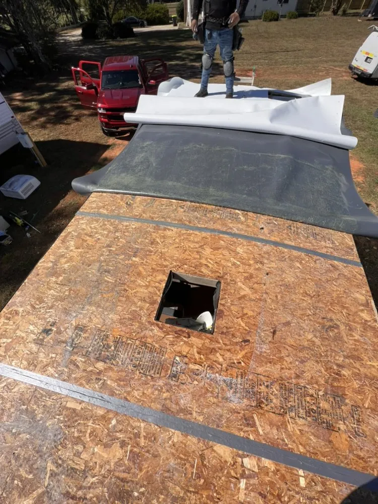 Slide of Rv Roof Repairs