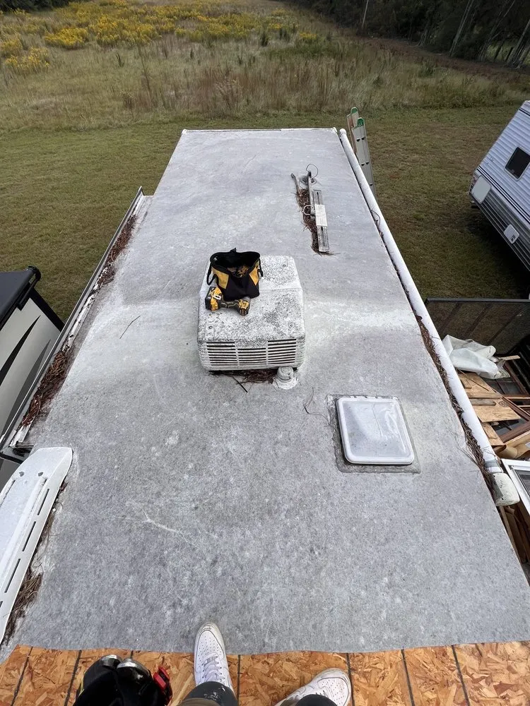 Slide of Rv Roof Repairs