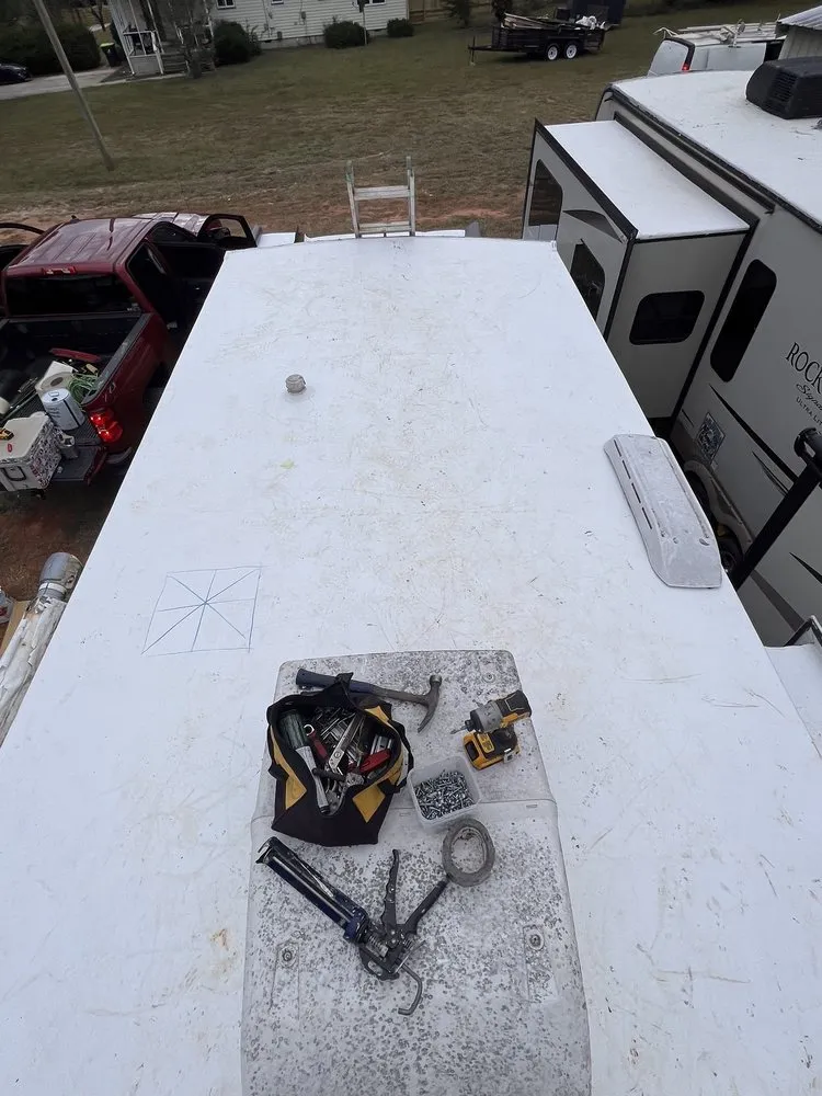 Slide of Rv Roof Repairs