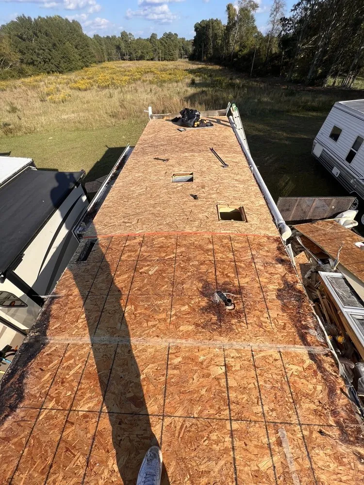 Slide of Rv Roof Repairs