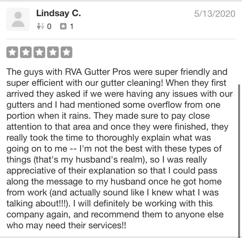 Slide of RVA Gutter Pros & Exterior Services