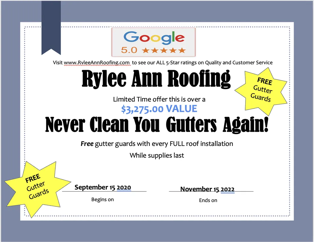 Slide of Rylee Ann Roofing