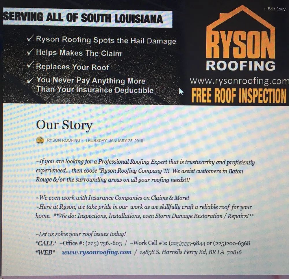 Slide of Ryson Roofing