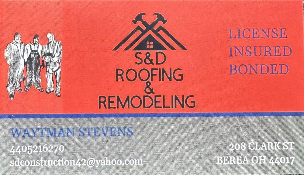 Slide of S & D Roofing Construction