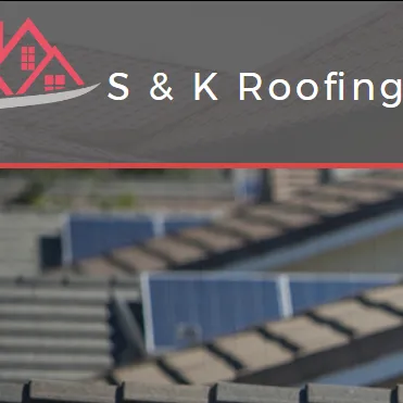 S & K Roofing Logo