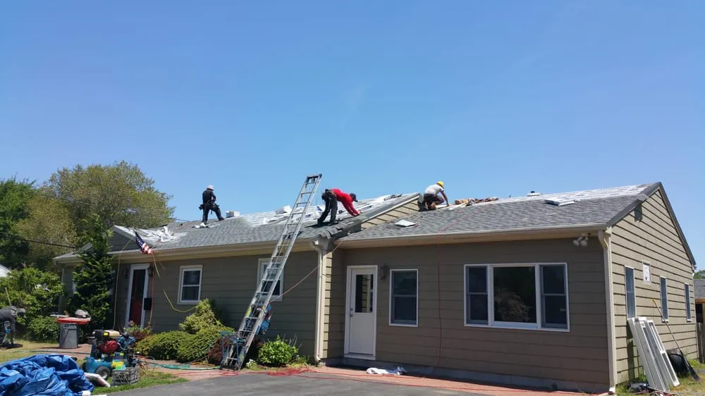 Top-rated shingle roofing service for homes in Riverside, RI by S & S Construction