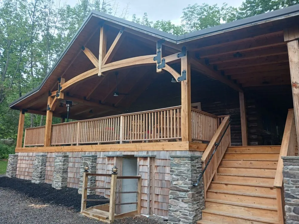 Local metal roofing installation with free inspection in Freeville, NY by S. Nash builders