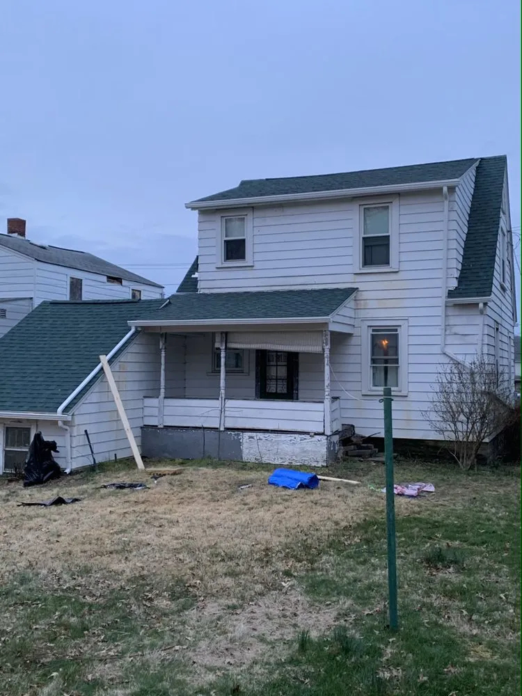 Slide of Sacred Pillars Demolition and Construction