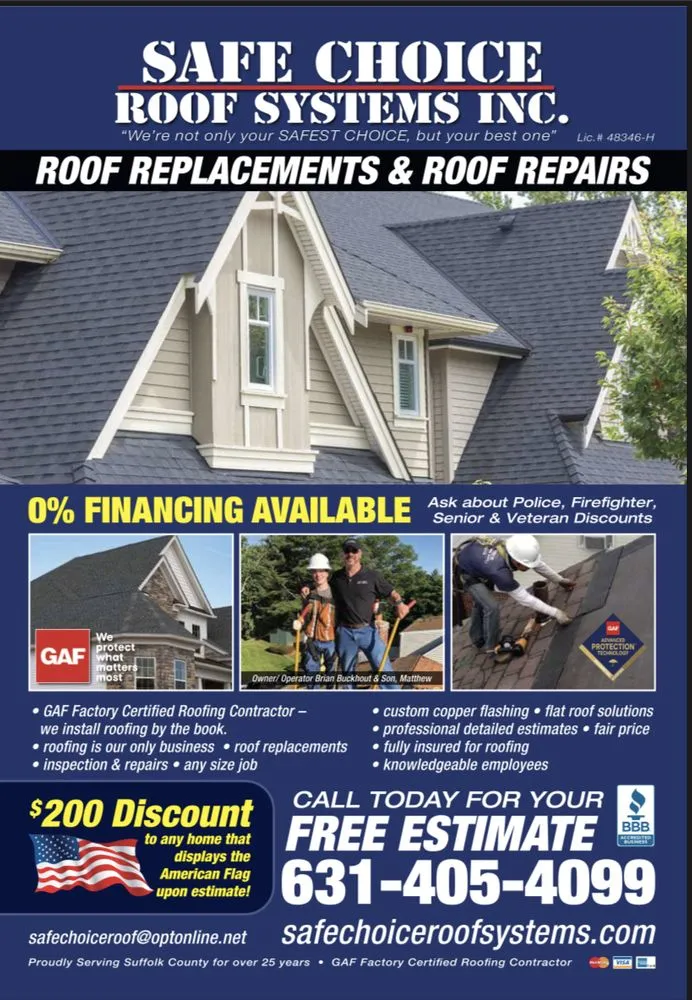 Slide of Safe Choice Roof Systems