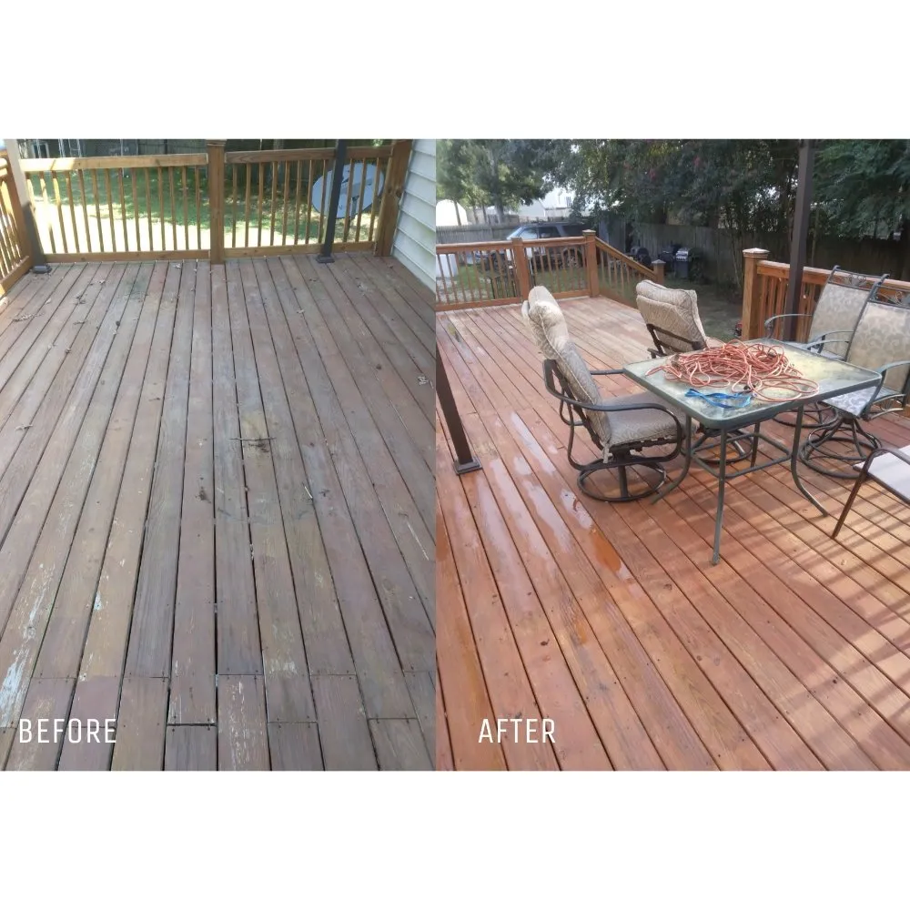 Slide of SafeSpray Exterior Cleaning