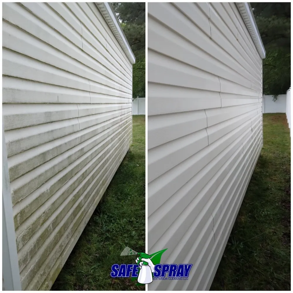 Slide of SafeSpray Exterior Cleaning