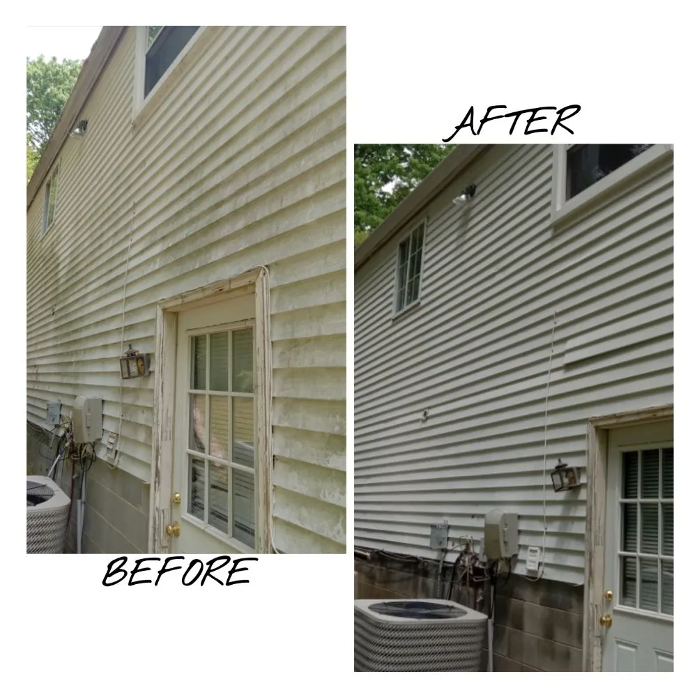 Slide of SafeSpray Exterior Cleaning